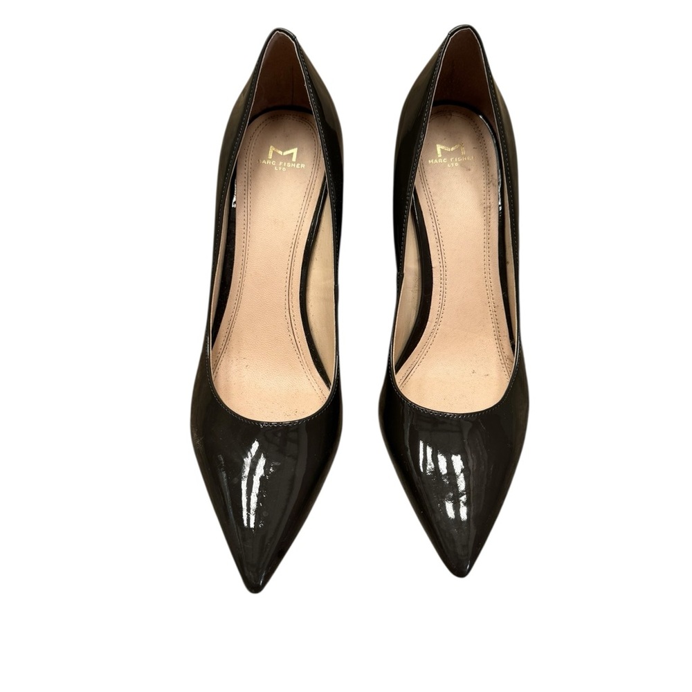 Marc Fisher Black Patent Leather Heels - Picture 4 of 9